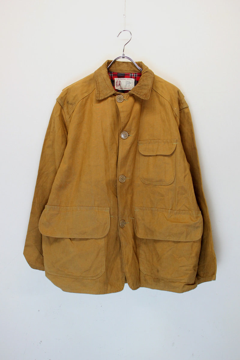 80'S HUNTING JACKET / CAMEL [SIZE: M USED]