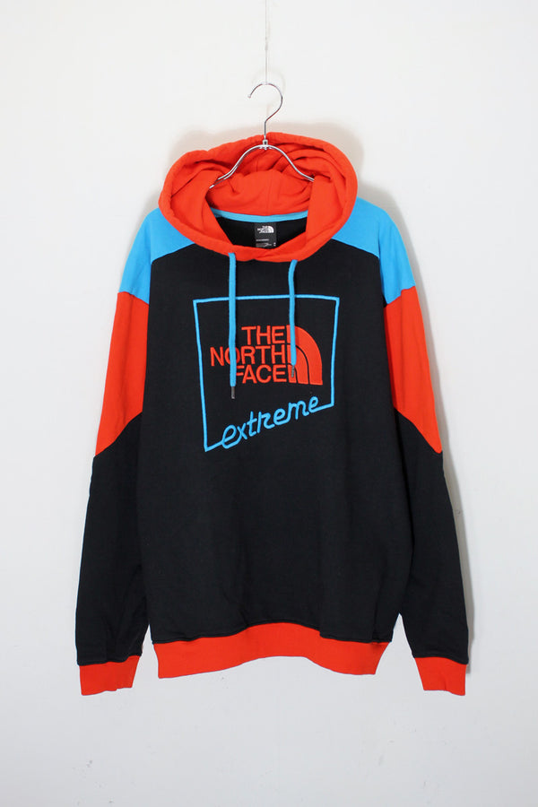 EXTREME SWEAT HOODIE / BLACK/ORANGE [SIZE: M USED]