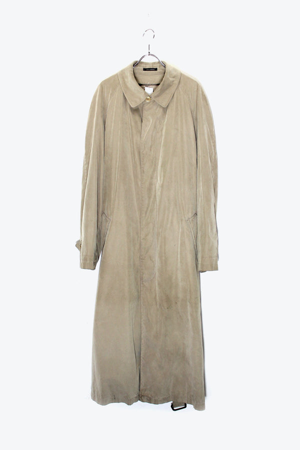 90'S BALMACAAN COAT W / WOOL LINER / BEIGE [ SIZE: L Equivalent, USED ]
