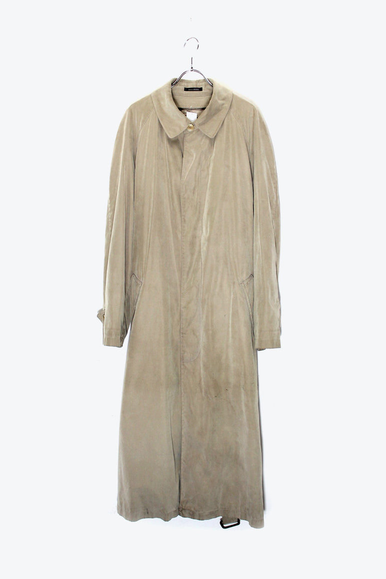 90'S BALMACAAN COAT W / WOOL LINER / BEIGE［ SIZE: L相当 USED ]