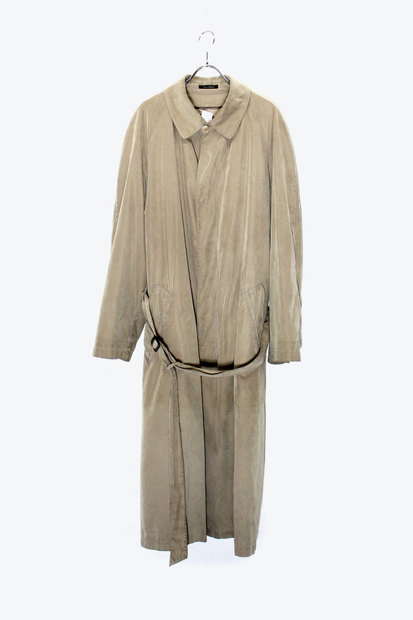 90'S BALMACAAN COAT W / WOOL LINER / BEIGE [ SIZE: L Equivalent, USED ]