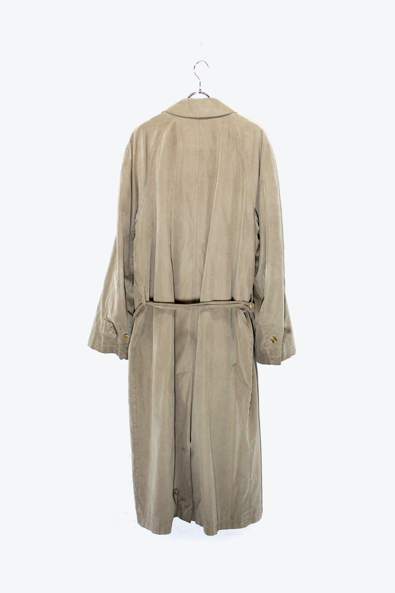 90'S BALMACAAN COAT W / WOOL LINER / BEIGE [ SIZE: L Equivalent, USED ]
