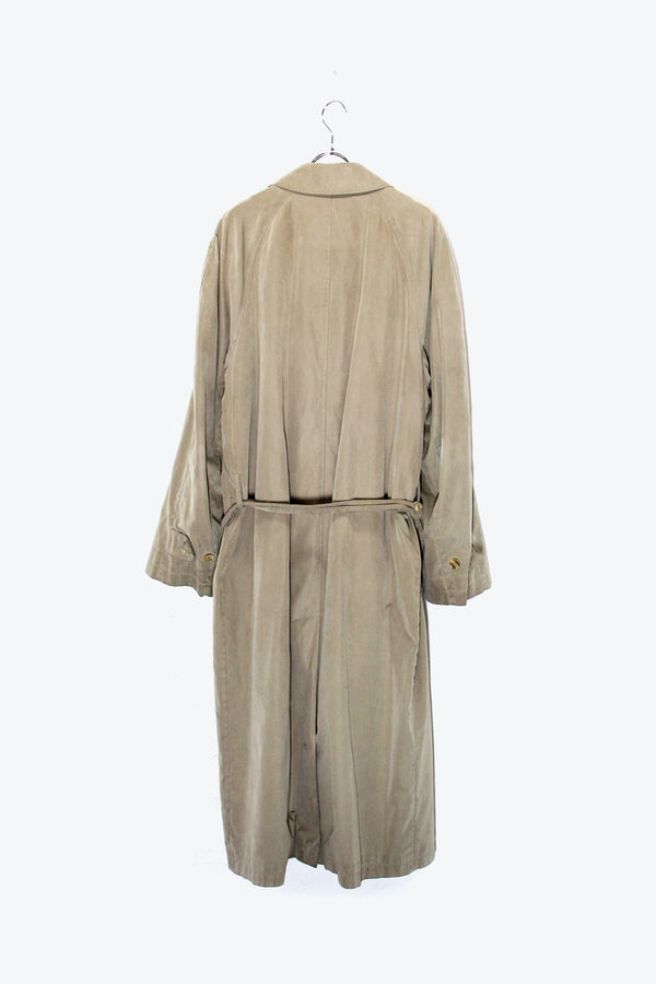 90'S BALMACAAN COAT W / WOOL LINER / BEIGE [ SIZE: L Equivalent, USED ]