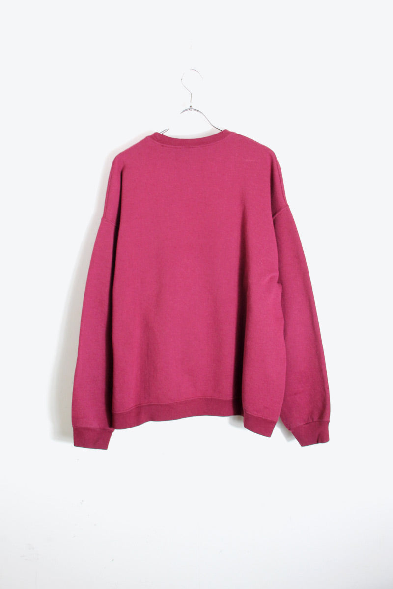 90'S HARLEY-DAVIDSON LOGO SWEATSHIRT / WINE RED [SIZE: L Equivalent USED]