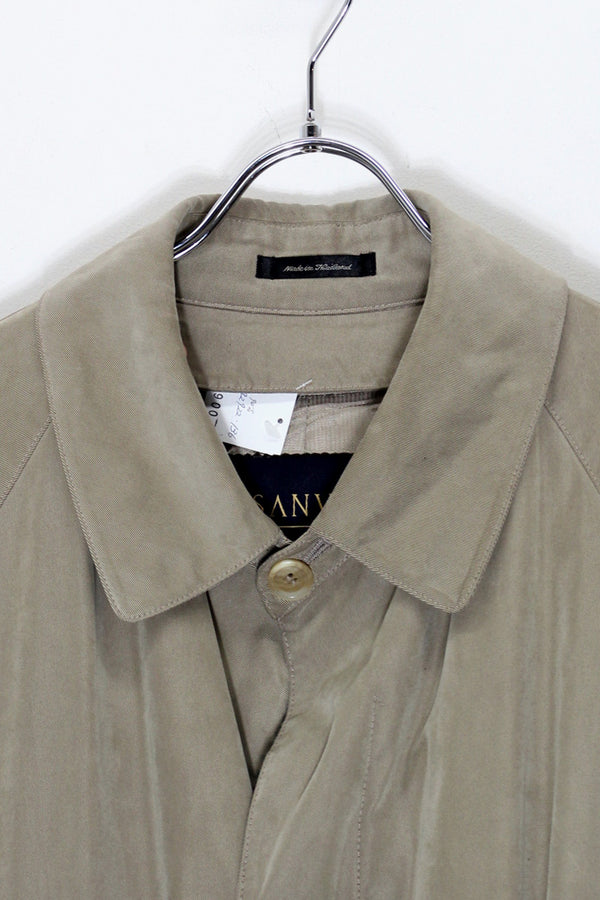 90'S BALMACAAN COAT W / WOOL LINER / BEIGE [ SIZE: L Equivalent, USED ]