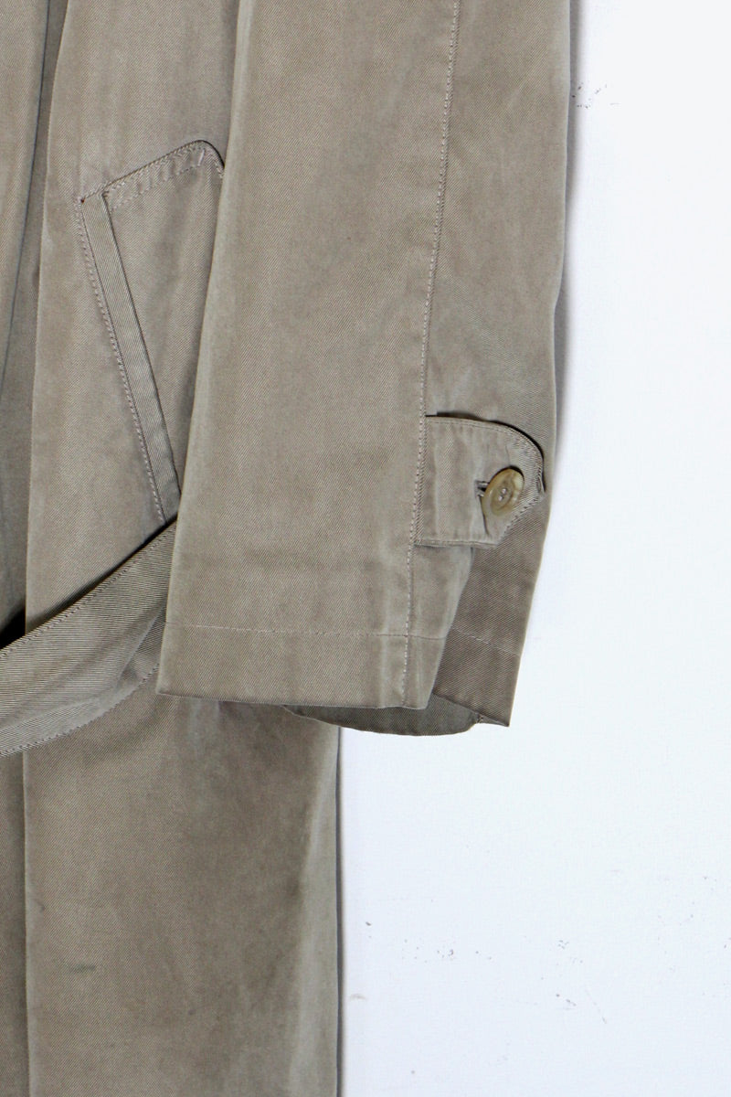 90'S BALMACAAN COAT W / WOOL LINER / BEIGE [ SIZE: L Equivalent, USED ]