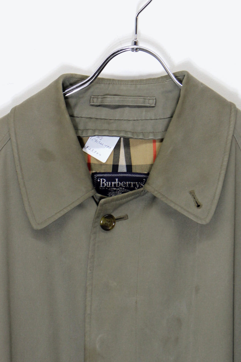 90'S BALMACAAN COAT / KHAKI [ SIZE: L equivalent USED ]
