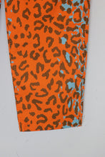 画像をギャラリービューアに読み込む, RIP STOP LEOPARD PANTS / ORANGE [SIZE: S USED]
