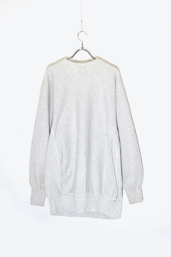 MADE IN MEXICO 90'S MASS PRINT REVERSE WEAVE SWEATSHIRT / GREY [SIZE: XXL USED]