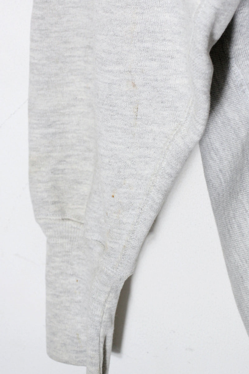 MADE IN MEXICO 90'S MASS PRINT REVERSE WEAVE SWEATSHIRT / GREY [SIZE: XXL USED]