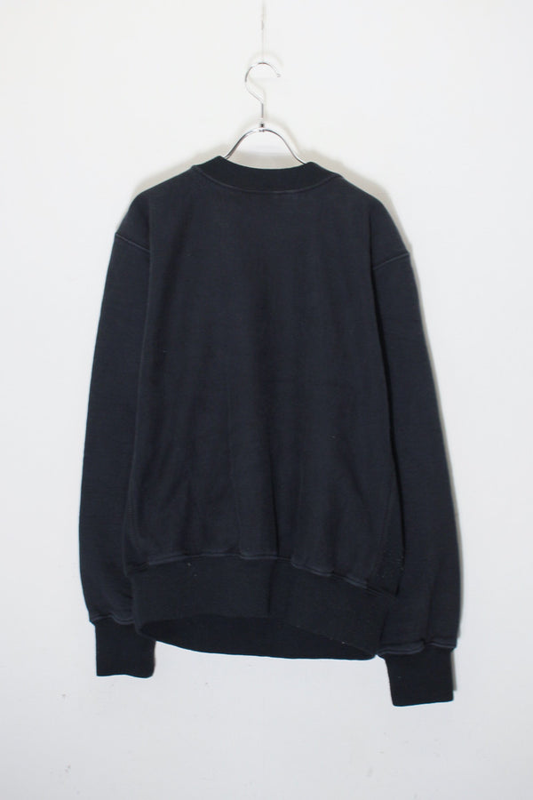 MADE IN USA IOWA REVERSE WEAVE SWEATSHIRT / BLACK [SIZE: L USED]