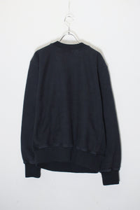 MADE IN USA IOWA REVERSE WEAVE SWEAT SHIRT / BLACK [SIZE: L USED]