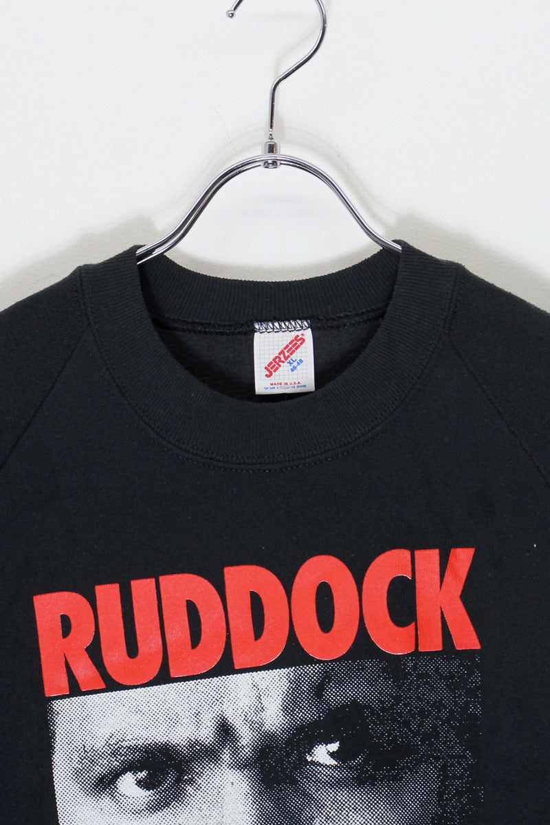 MADE IN USA 92'S RUDDOCK VS.PAGE SWEAT SHIRT / BLACK [SIZE: XL USED]