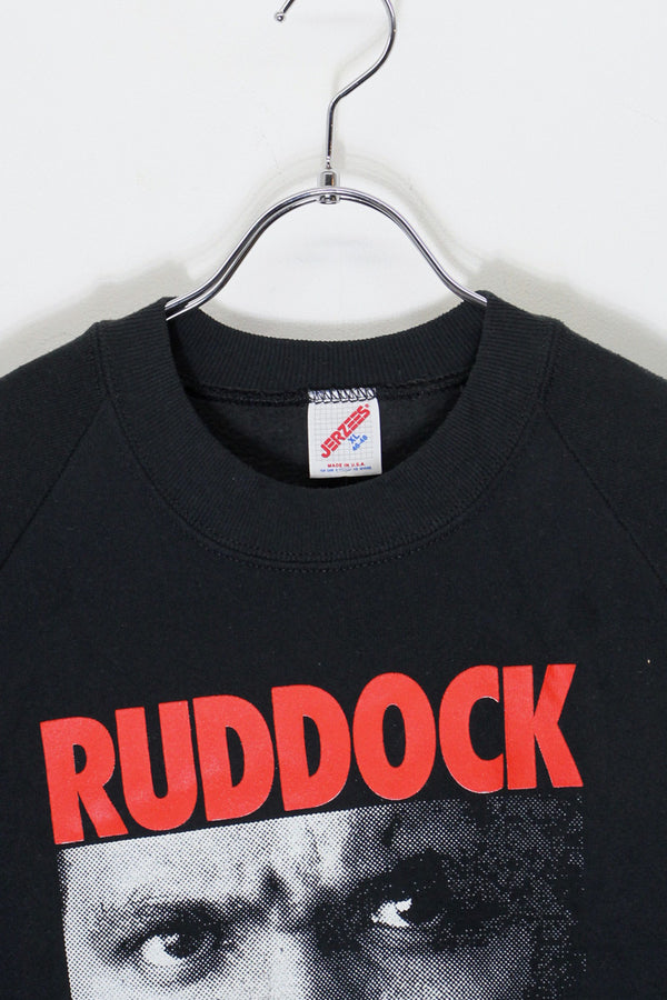 MADE IN USA 92'S RUDDOCK VS.PAGE SWEAT SHIRT / BLACK [SIZE: XL USED]
