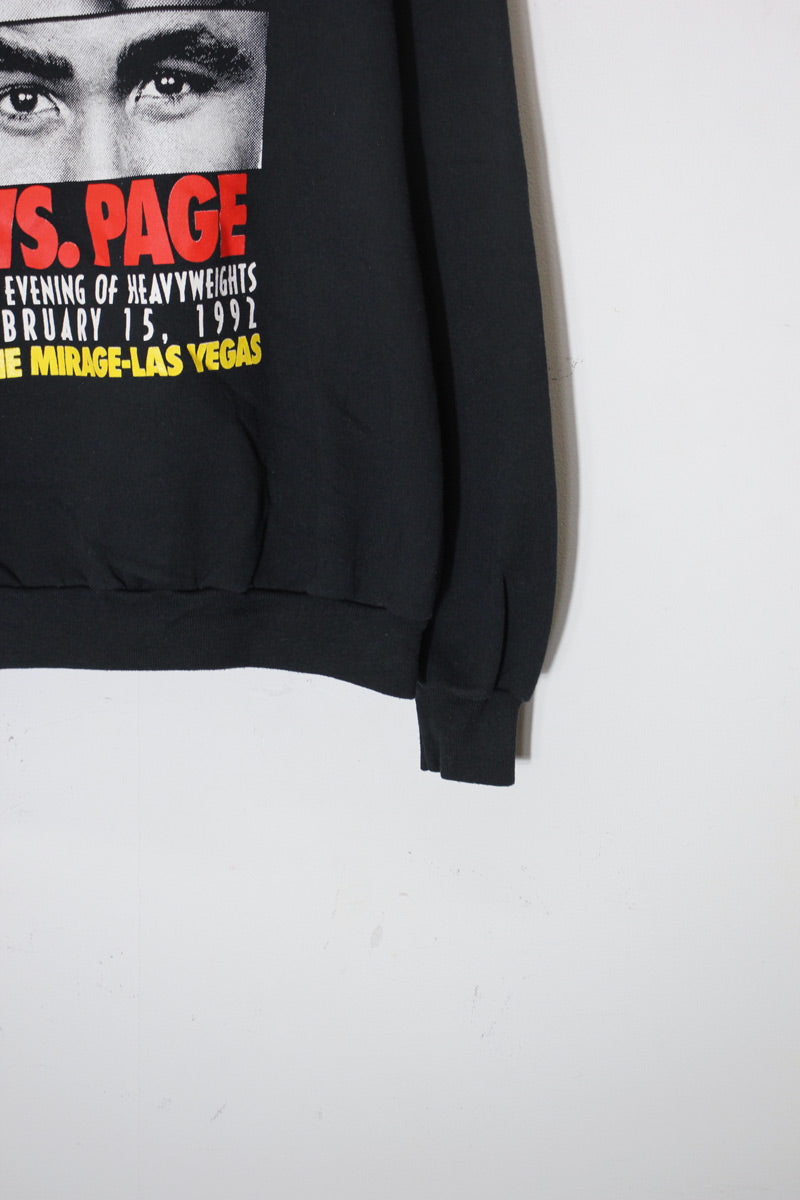 MADE IN USA 92'S RUDDOCK VS.PAGE SWEAT SHIRT / BLACK [SIZE: XL USED]