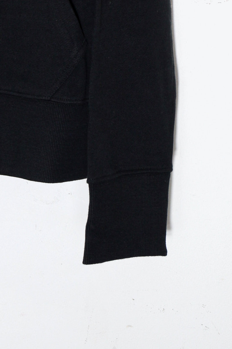 BACK PRINT PULLOVER SWEAT HOODIE / BLACK [SIZE: M DEADSTOCK/NOS]