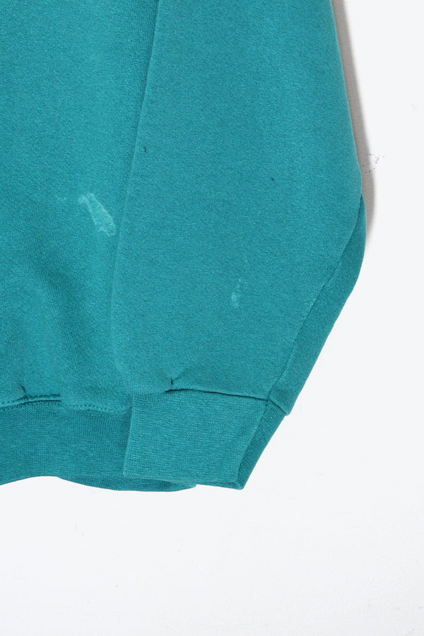 MADE IN USA 90'S NFL MIAMI DOLPHINS SWEAT SHIRT / AQUA GREEN [SIZE: XL USED]