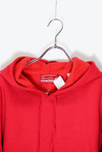 画像をギャラリービューアに読み込む, MADE IN USA 90&#39;S PULLOVER ADVERTISING SWEAT HOODIE DEADSTOCK/NOS / RED [SIZE: M USED]
