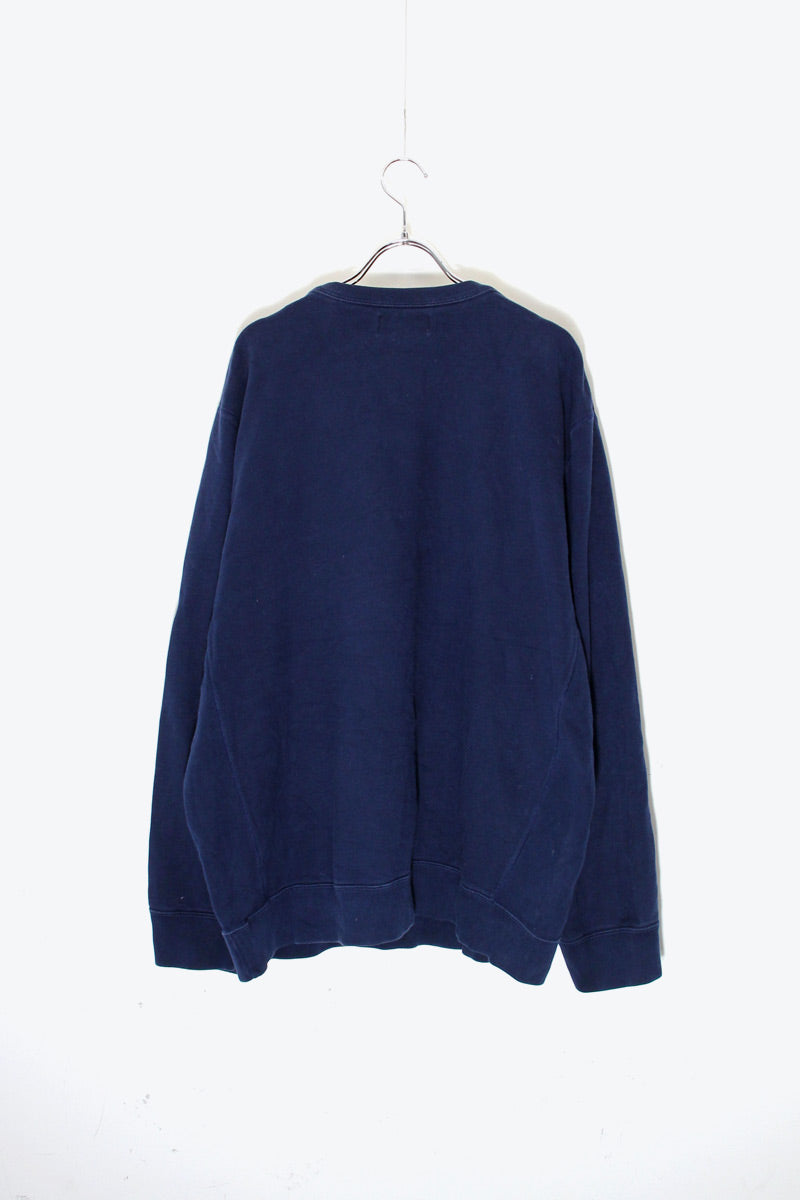 MADE IN USA 90'S ONE POINT SWEATSHIRT / NAVY [SIZE: XL USED]