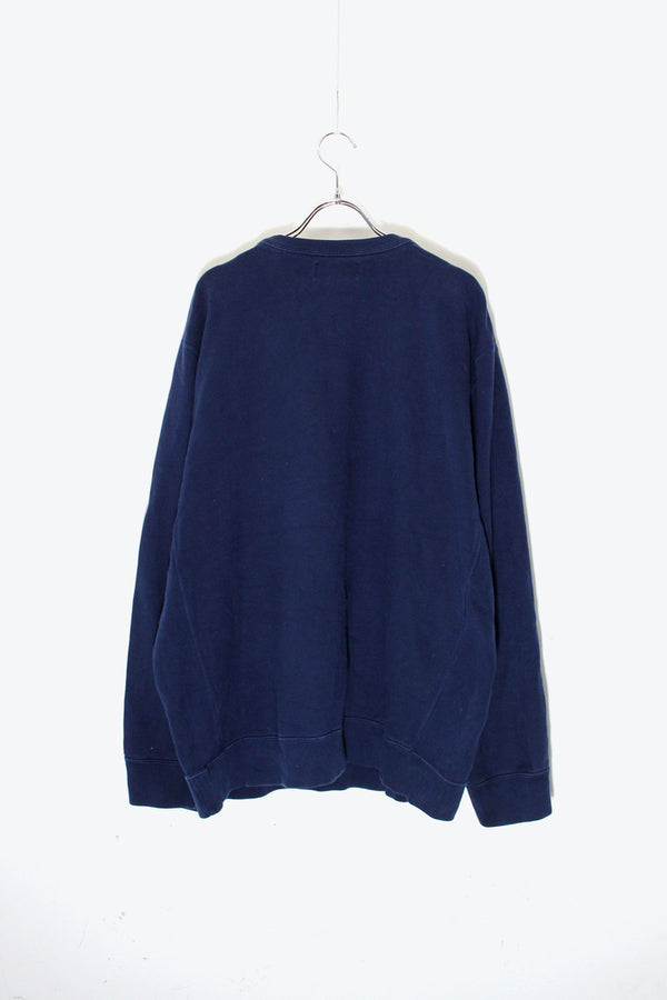 MADE IN USA 90'S ONE POINT SWEATSHIRT / NAVY [SIZE: XL USED]