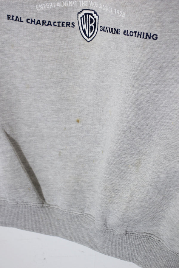 96'S LOONEY TUNES SWEATSHIRT / GREY [SIZE: L USED]