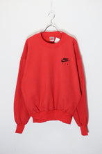 画像をギャラリービューアに読み込む, 90&#39;S AIR LOGO EMBROIDERY SWEATSHIRT / RED [SIZE: M USED]
