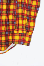画像をギャラリービューアに読み込む, L/S WORK ADAY FLANNEL CHECK SHIRT DEADSTOCK/NOS / RED / YELLOW [SIZE: L DEADSTOCK/NOS]
