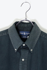 90'S L/S B.D BLAKE SHIRT / CHARCOAL [SIZE: L USED]