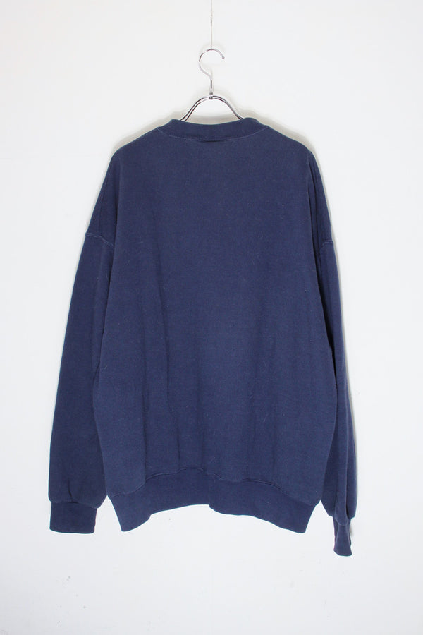 98'S MLB NY YANKEES EMBROIDERY SWEATSHIRT / NAVY [SIZE: XL USED]