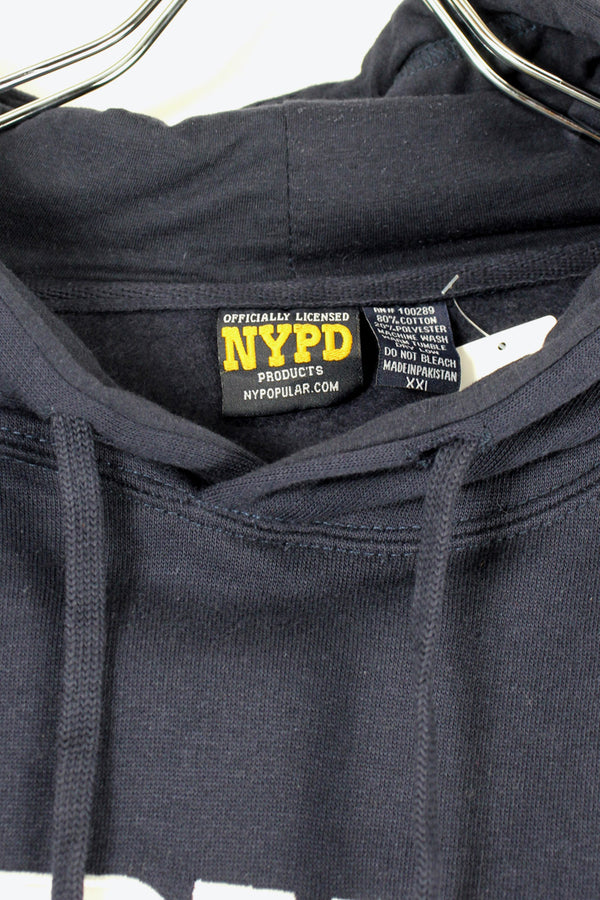 FDNY SWEAT HOODIE / NAVY [SIZE: XXL DEAD STOCK]