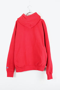 SYOSSET PREMIUM REVERSE WEAVE SWEAT HOODIE / RED [SIZE: L USED]