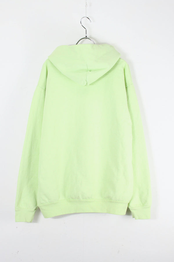MADE IN USA REAL BAD MAN SWEAT HOODIE / NEON GREEN [SIZE: M USED]