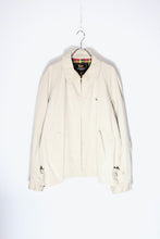 画像をギャラリービューアに読み込む, 90&#39;S ONE POINT COTTON ZIP JACKET / BEIGE [SIZE: M USED]
