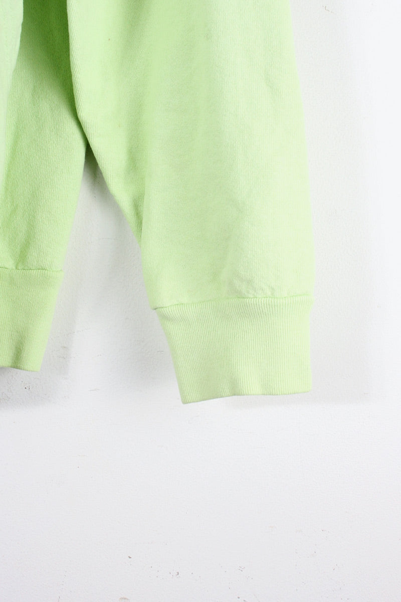 MADE IN USA REAL BAD MAN SWEAT HOODIE / NEON GREEN [SIZE: M USED]