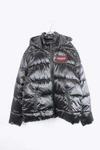 HOODIE PUFF JACKET / BLACK [SIZE: XL NEW]