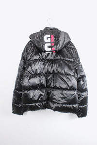 HOODIE PUFF JACKET / BLACK [SIZE: XL NEW]