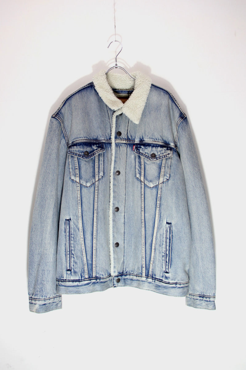 3RD TYPE BOA DENIM JACKET / LIGHT INDIGO [SIZE: XL DEADSTOCK/NOS]