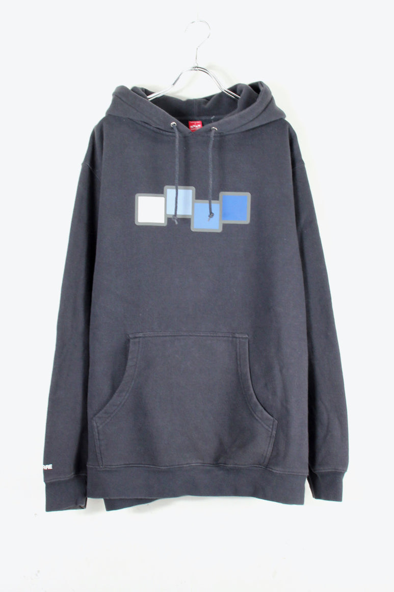LOGO HOODIE SWEAT SHIRT / NAVY [SIZE: L USED] [USA企画品]
