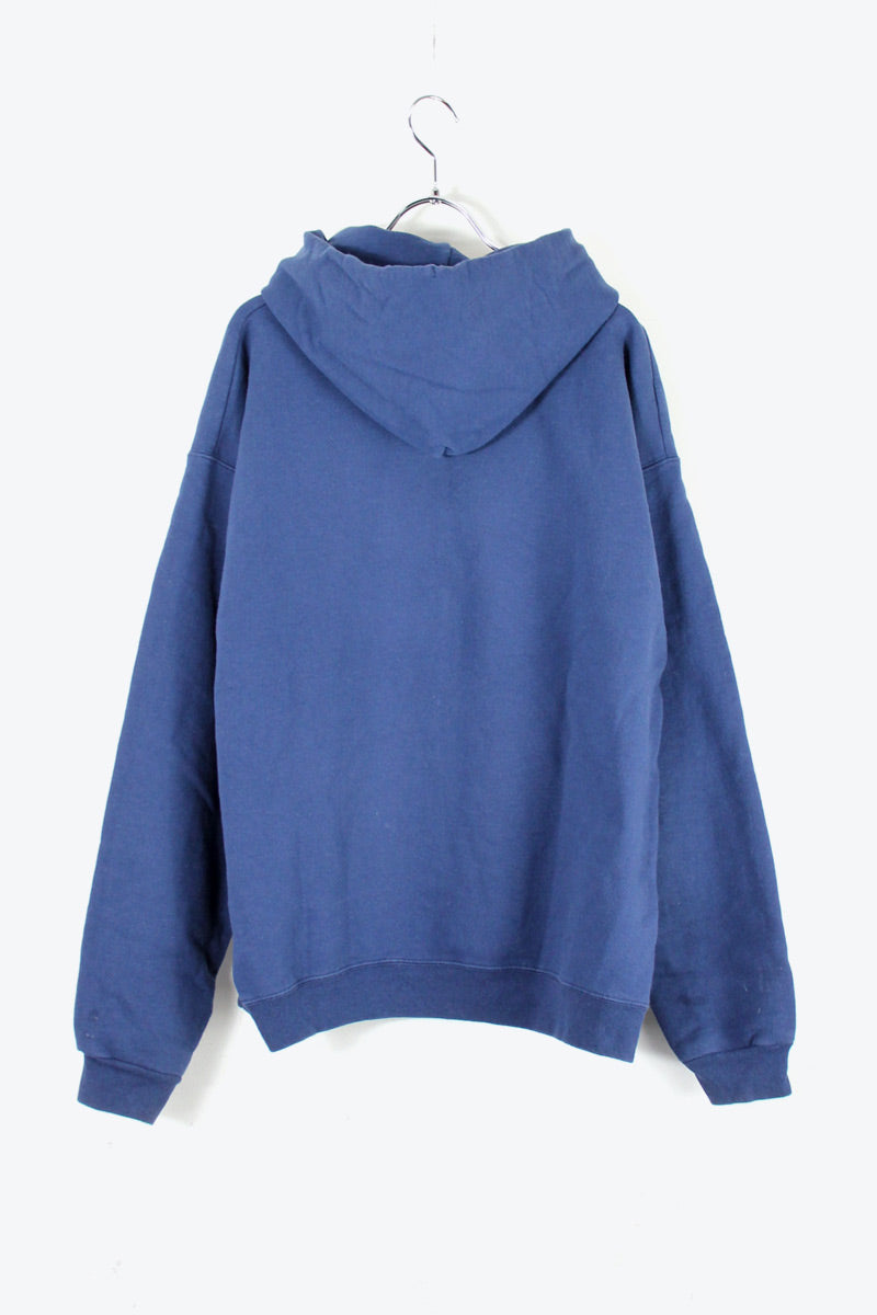 LOGO HOODIE SWEAT SHIRT / NAVY [SIZE: M USED] [US Design]