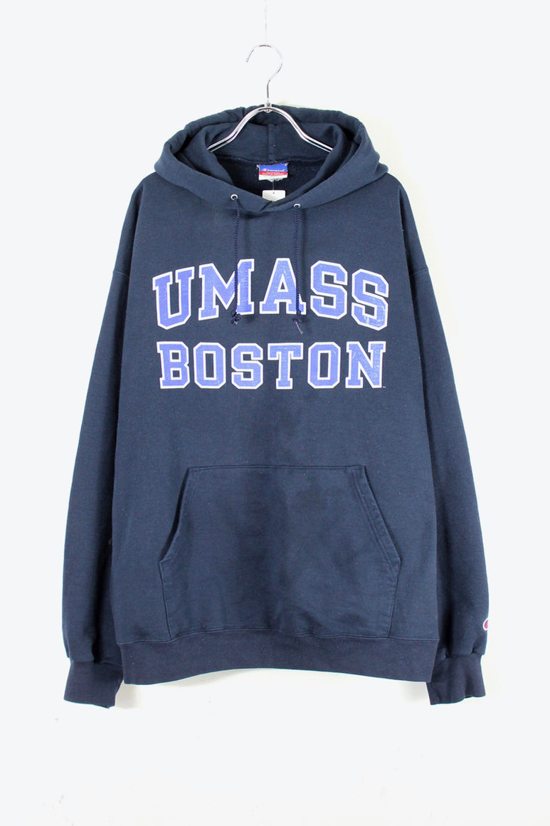 UMASS BOSTON COLLEGE SWEAT / NAVY [SIZE: XL USED]