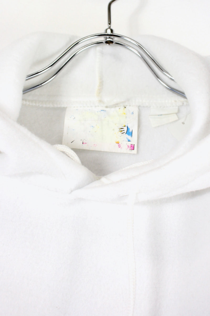 MADE IN USA 87'S FLEECE HOODIE / WHITE [SIZE: L equivalent USED]