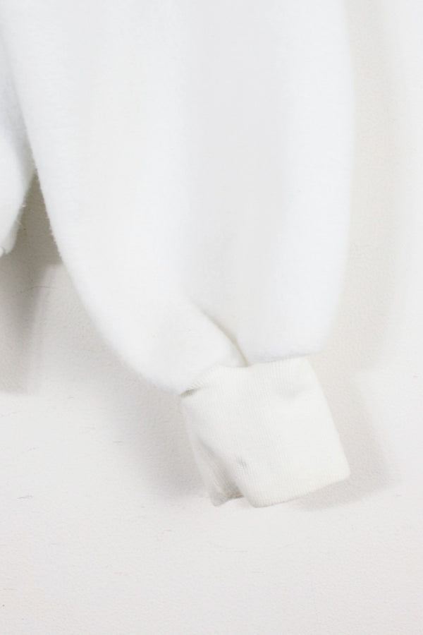 MADE IN USA 87'S FLEECE HOODIE / WHITE [SIZE: L equivalent USED]