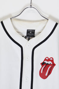 S/S 62 IT'S ONLY ROCK'N ROLL BAND BASEBALL GAME SHIRT / WHITE [SIZE: S USED]