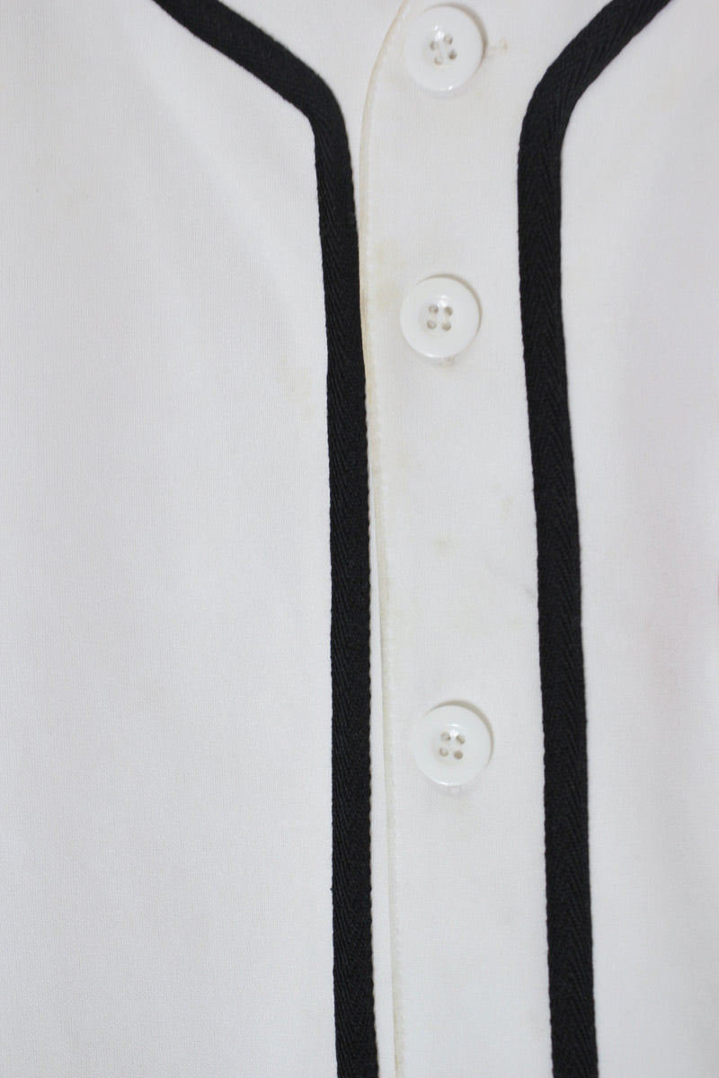 S/S 62 IT'S ONLY ROCK'N ROLL BAND BASEBALL GAME SHIRT / WHITE [SIZE: S USED]