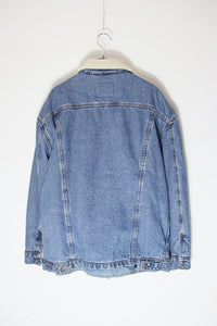 3RD DENIM JACKET W/BOA LINNER / LIGHT INDIGO [SIZE: SUSED]