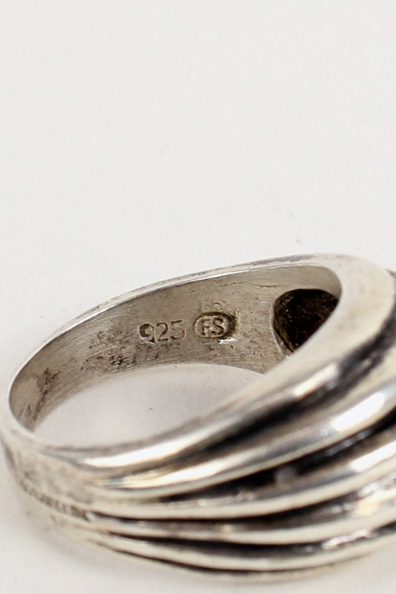 925 SILVER RING [SIZE: US 6.5 USED]