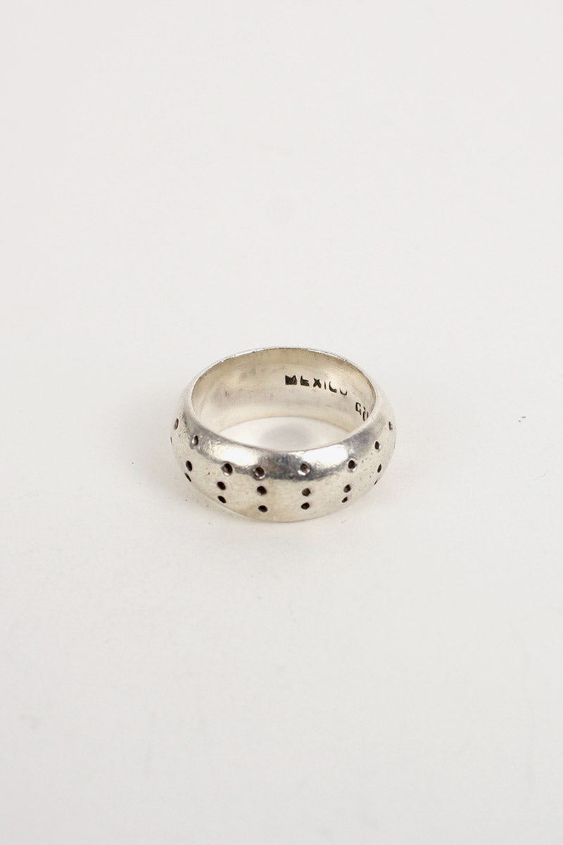 MADE IN MEXICO 925 SILVER RING [SIZE: equivalent to US 6.5 USED]
