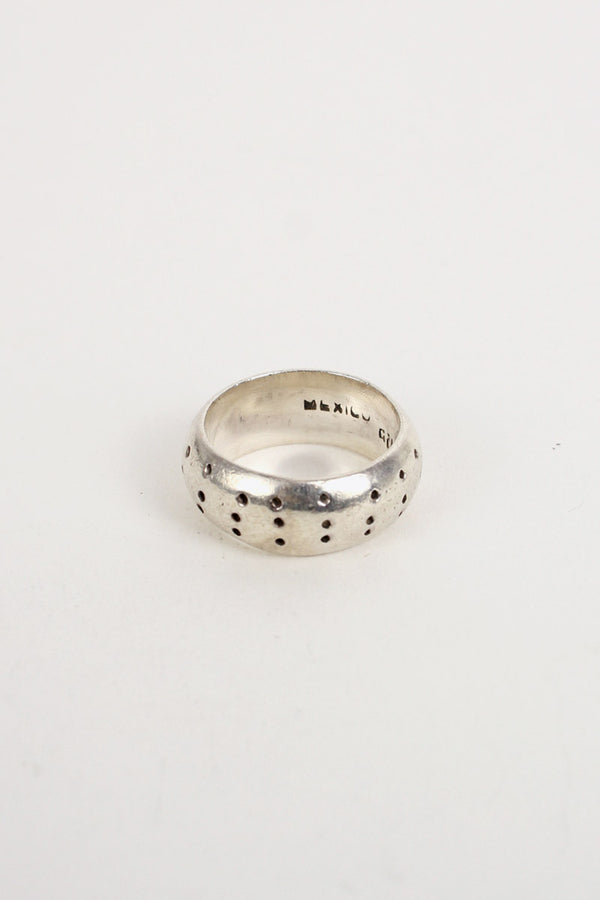 MADE IN MEXICO 925 SILVER RING [SIZE: equivalent to US 6.5 USED]