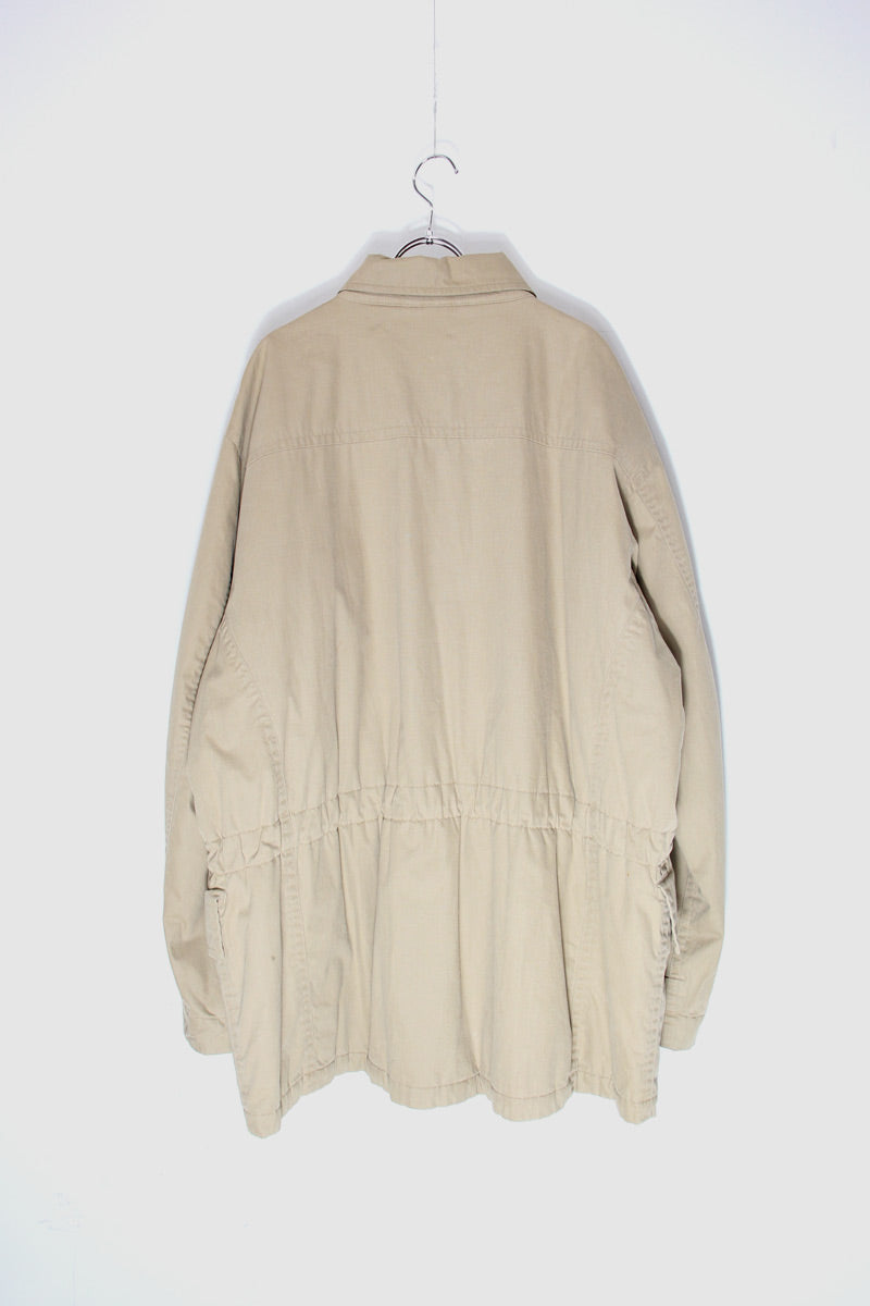 90'S COTTON FIELD PUFF JACKET / BEIGE [SIZE: L USED]