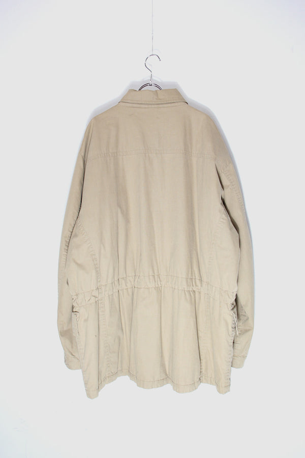 90'S COTTON FIELD PUFF JACKET / BEIGE [SIZE: L USED]